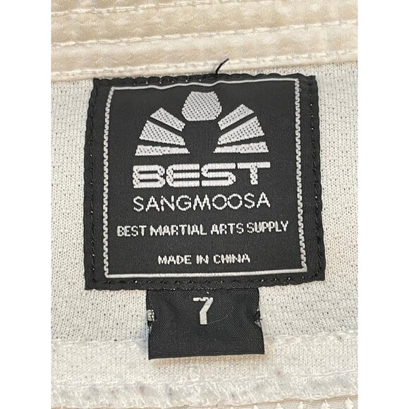 Best Sang Moo Sa Martial Arts US World Class Taekwondo uniform GI shirt adult 7 - Picture 3 of 11
